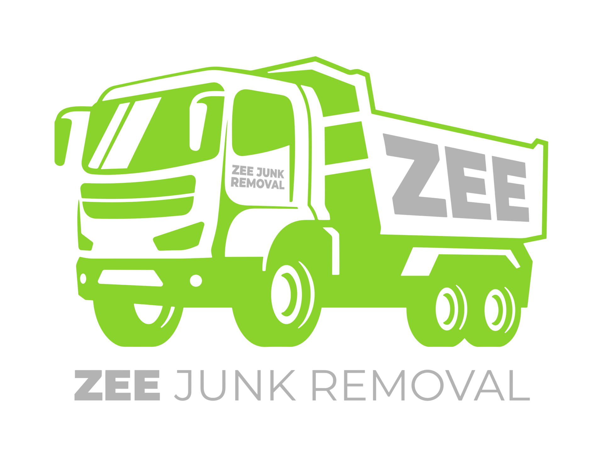 Zee Bay Area junk removal logo.